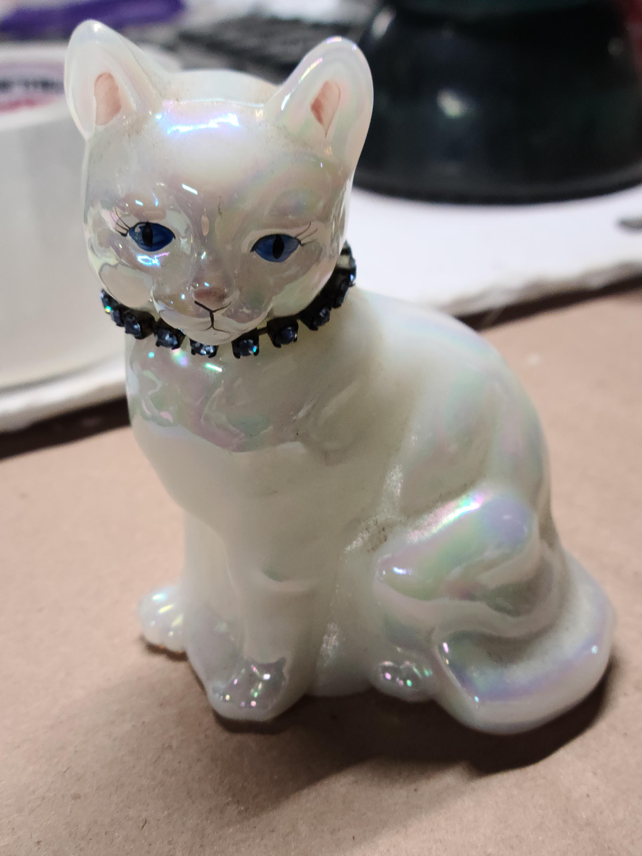 Fenton Cat - Etsy