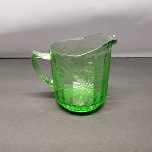 groene bloemenpoinsettia depressie glazen creamer