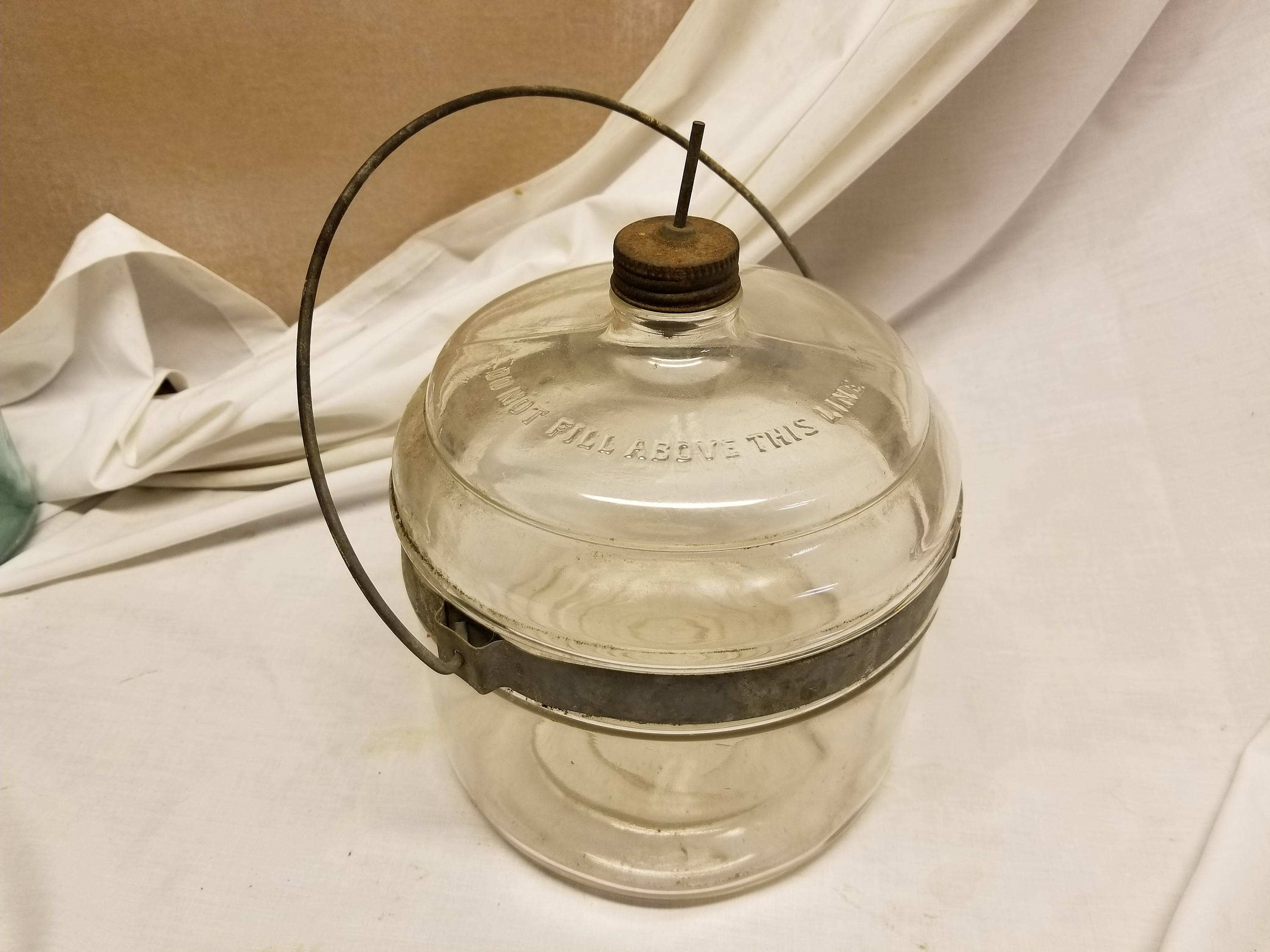 Antique Kerosene drip bottle for a older stove Etsy