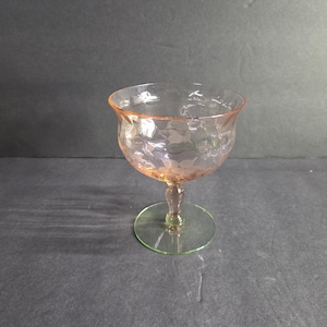 Pink and Green Depression Glasses - Etsy
