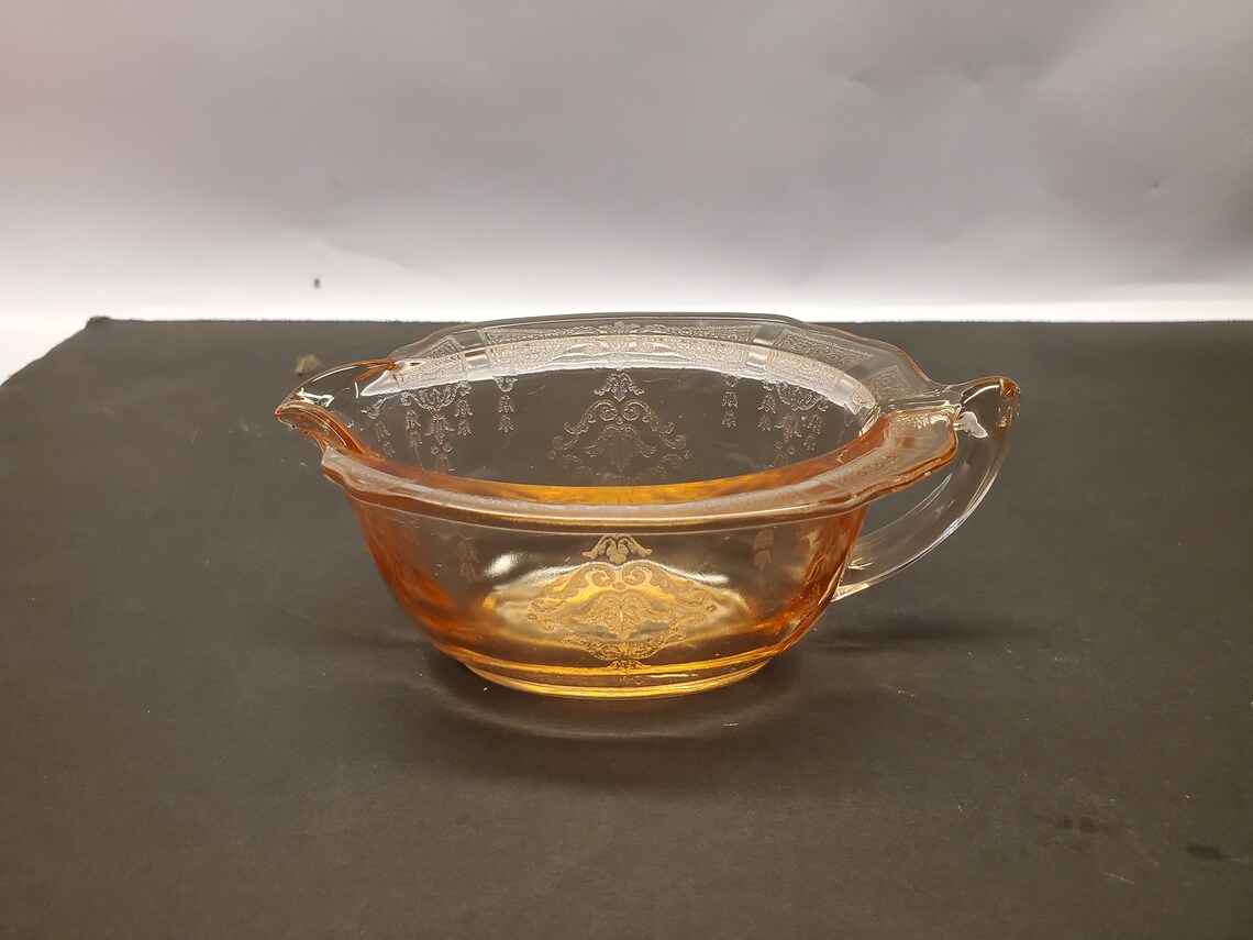 Pink Princess Depression Glass Creamer - Etsy