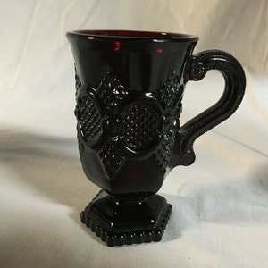 Vintage Avon cape cod ruby red Mug.
