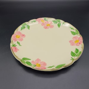 Vintage Franciscan Desert Rose serving plate 11 3/4 inch
