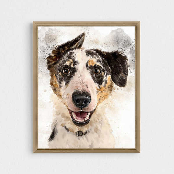 Painting Of Pet, Pet Portrait Custom Painting, Personalized Pet Painting, Custom Pet Paint, Pet Painting Digital, Pet Portrait Digital