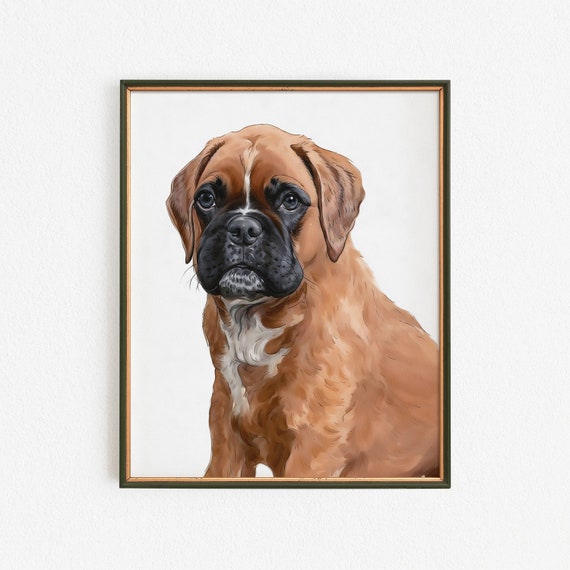 Personalized Watercolor Dog Portrait: Custom Pet Artwork