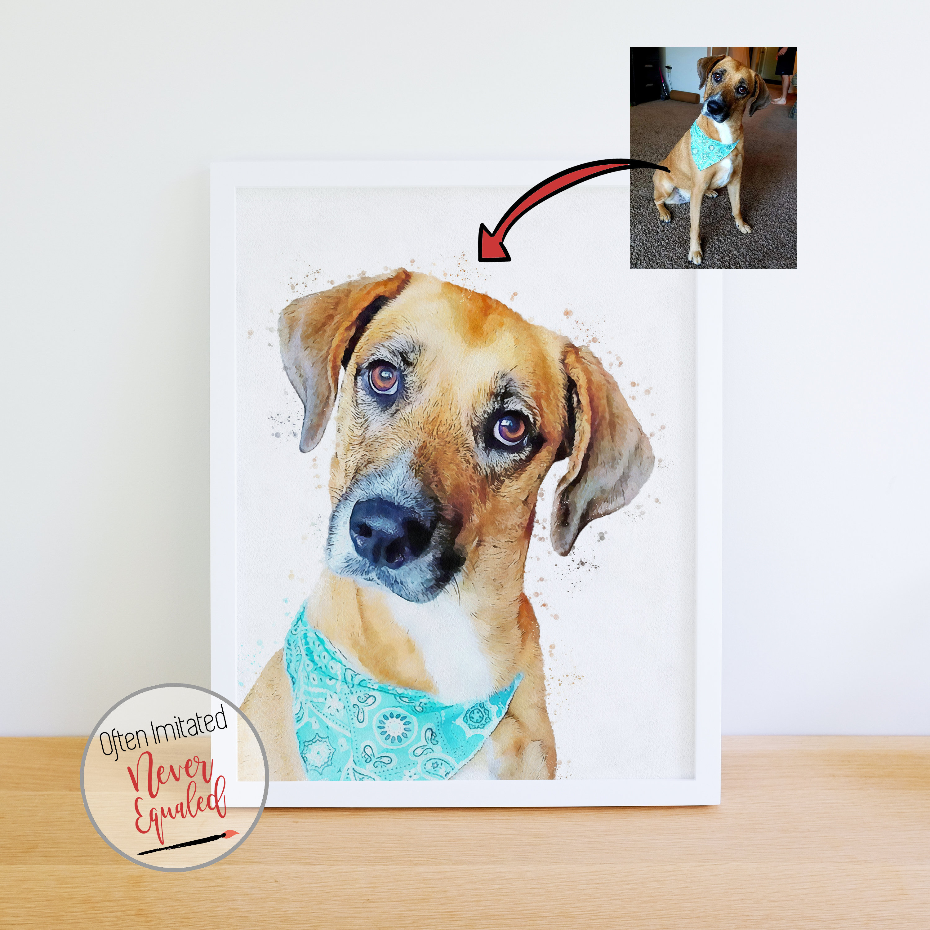Personalized Dog Gifts For Owners Pet Portrait Custom | Etsy