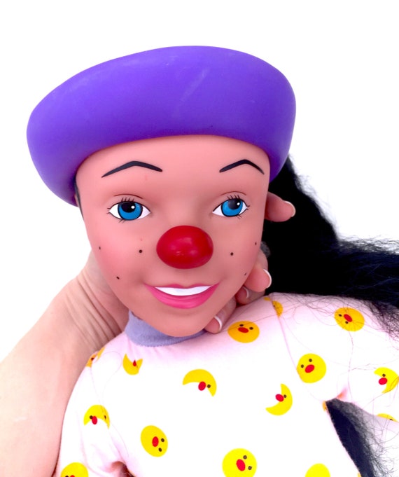 Vintage 90s Big Comfy Couch Talking Loonette Doll Red Nose Etsy