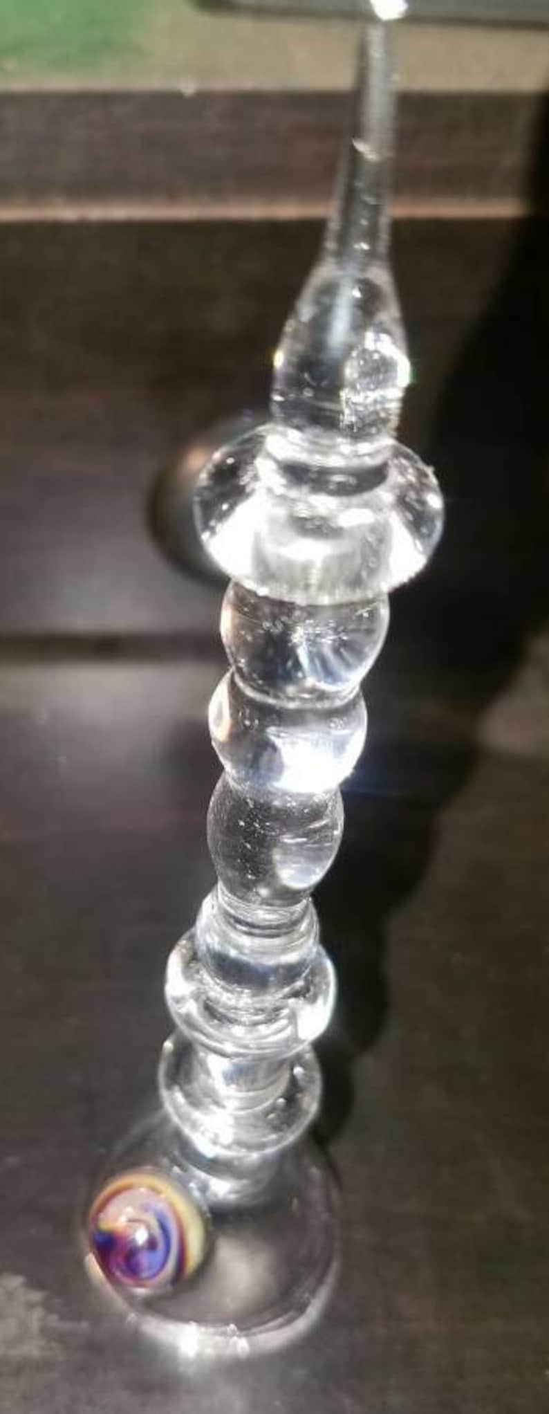 Clear glass essential oil/perfume dabber Etsy