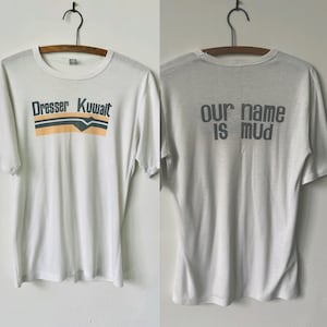 Vintage Kuwait Tourist Tee 1980’s Our Name is Mud Shirt 80’s Middle East Arabic Shirt