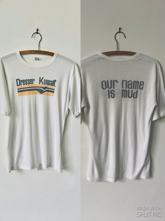 Vintage Kuwait Tourist Tee 1980’s Our Name is Mud Shirt 80’s Middle East Arabic Shirt