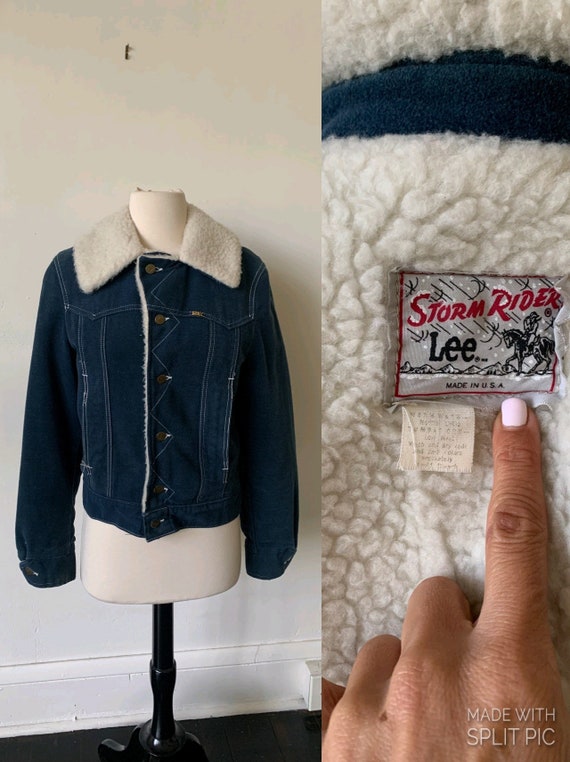 1970’s Faux Sherpa Storm Rider Trucker Jacket 70’s
