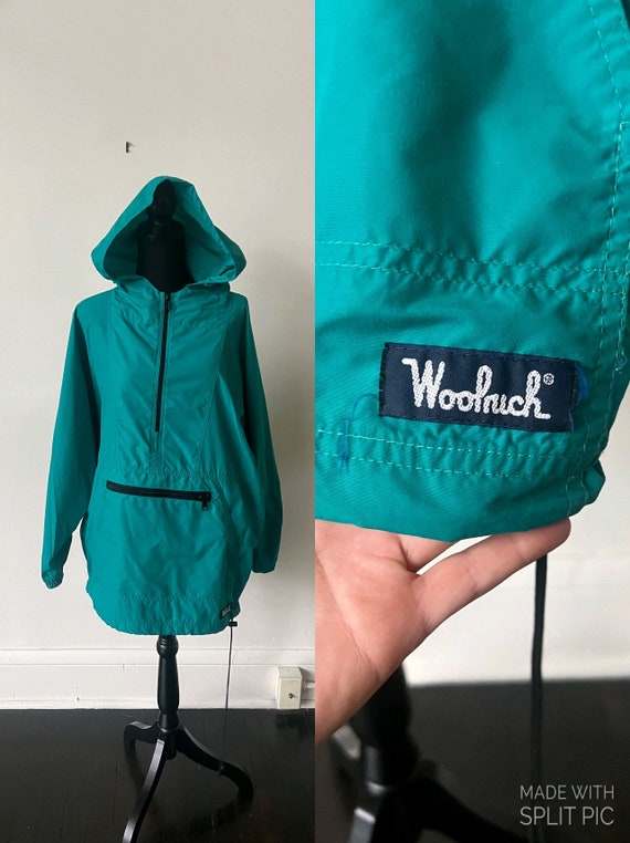 Vintage Woolrich Green Anorak Jacket 1990’s Woolri