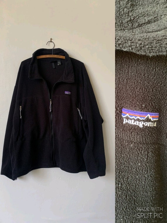 Vintage Patagonia Black Fleece Jacket 1990’s Men’s