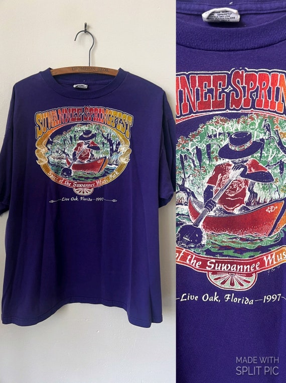 Vintage Suwannee Festival Shirt 1990’s Live Oak Fl