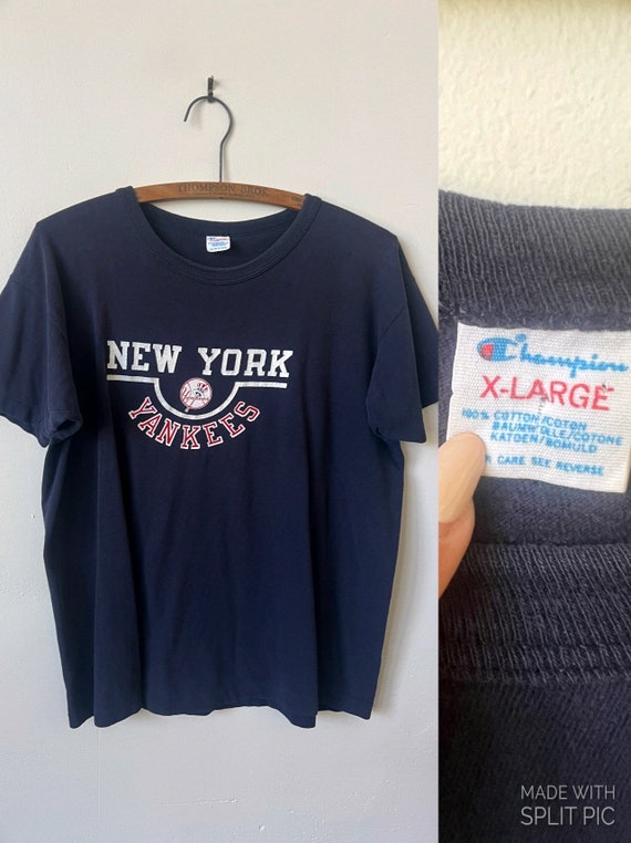 Vintage 80’s Distressed Oversized Yankees Sweatshirt XL main image 0