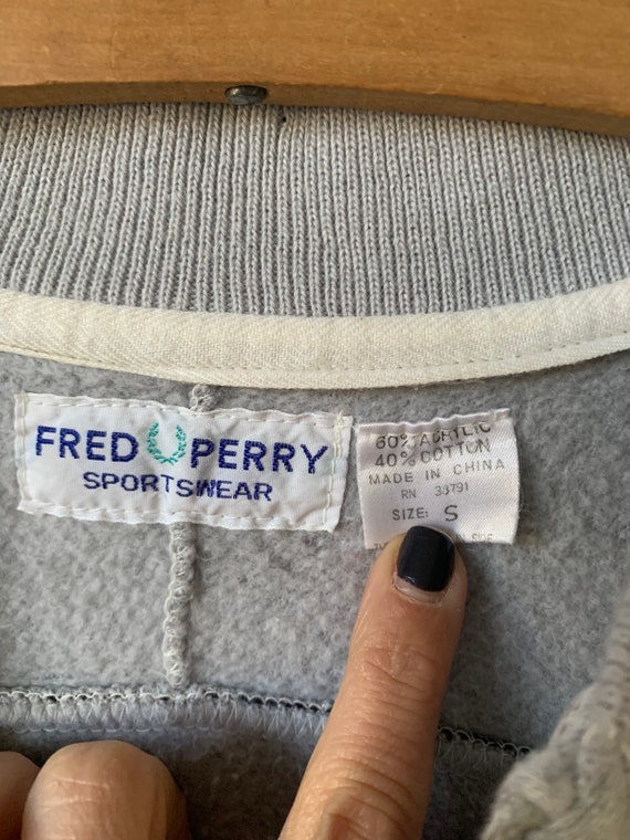 Vintage Fred Perry Sportswear Track Jacket 1980's… - image 7