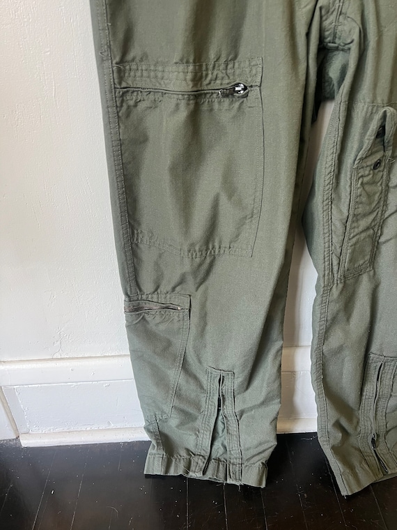 Vintage Military Olive Green Utility Coveralls Vi… - image 8