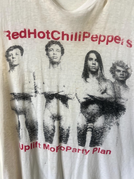 RARE 1987 Red Hot Chili Peppers Uplift Mofo Party Plan Promo T