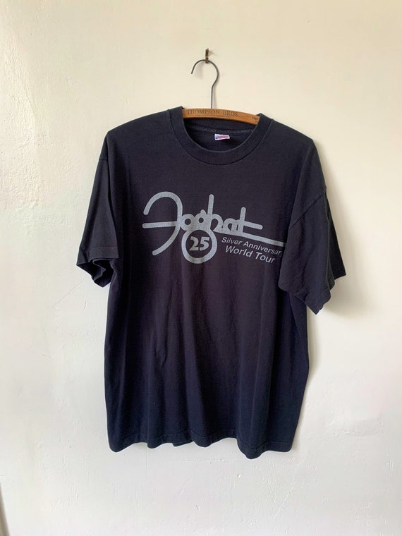 Vintage Foghat 25th Anniversary Tour T Shirt 1990’