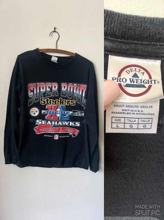 Vintage Steelers Super Bowl Long Sleeve T Shirt Y2