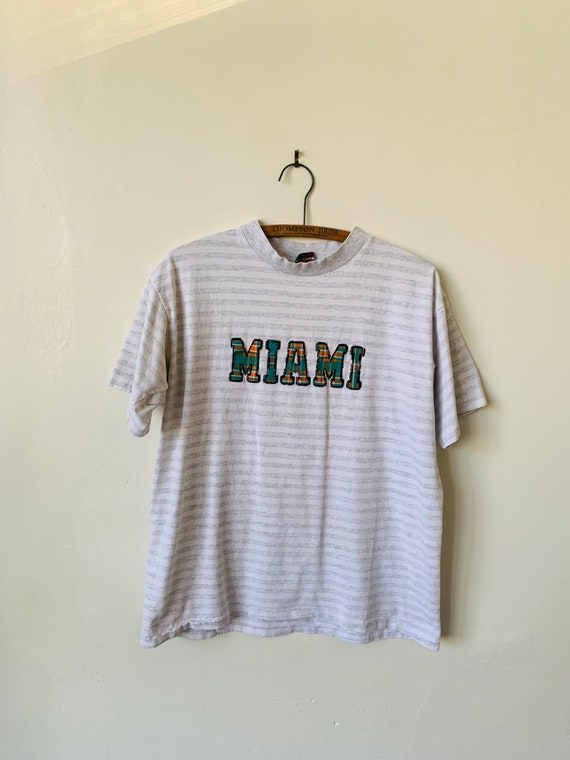 Vintage Miami Hurricanes White T Shirt 1990’s Univ