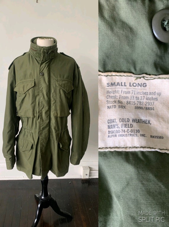 Vintage Military Field Jacket Vintage Military Oli