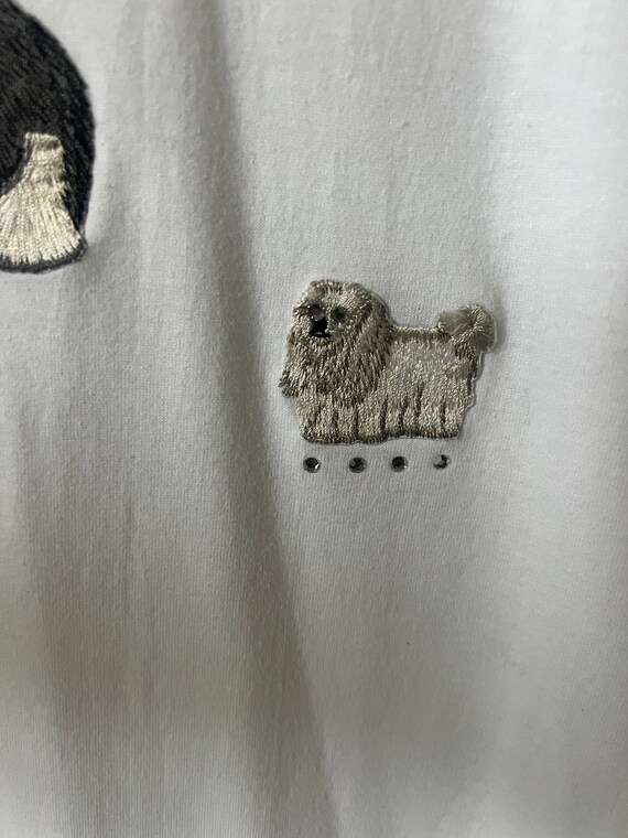 Vintage Puppy Dog Embroidered Shirt 2000’s Puppie… - image 6