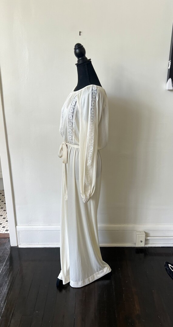 Mercy ~ Gorgeous Bohemian Tiered Cotton 1970s Maxi Dress