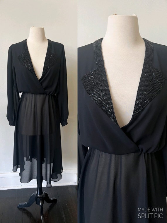 Black tuxedo midi dress 2025