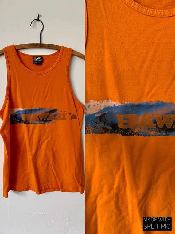 Vintage Surf Surfer Surfing Tank Top 1990's 90's H