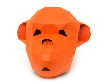 chimp mask etsy