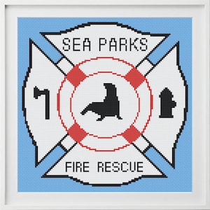 IT Crowd Inspired Sea Parks Cross Stitch Pattern