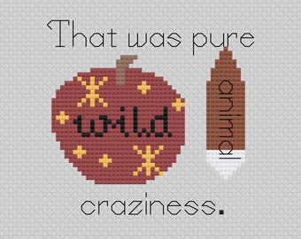Fantastic Mr. Fox Quote | Cross Stitch Pattern PDF | Wes Anderson Inspired Collection