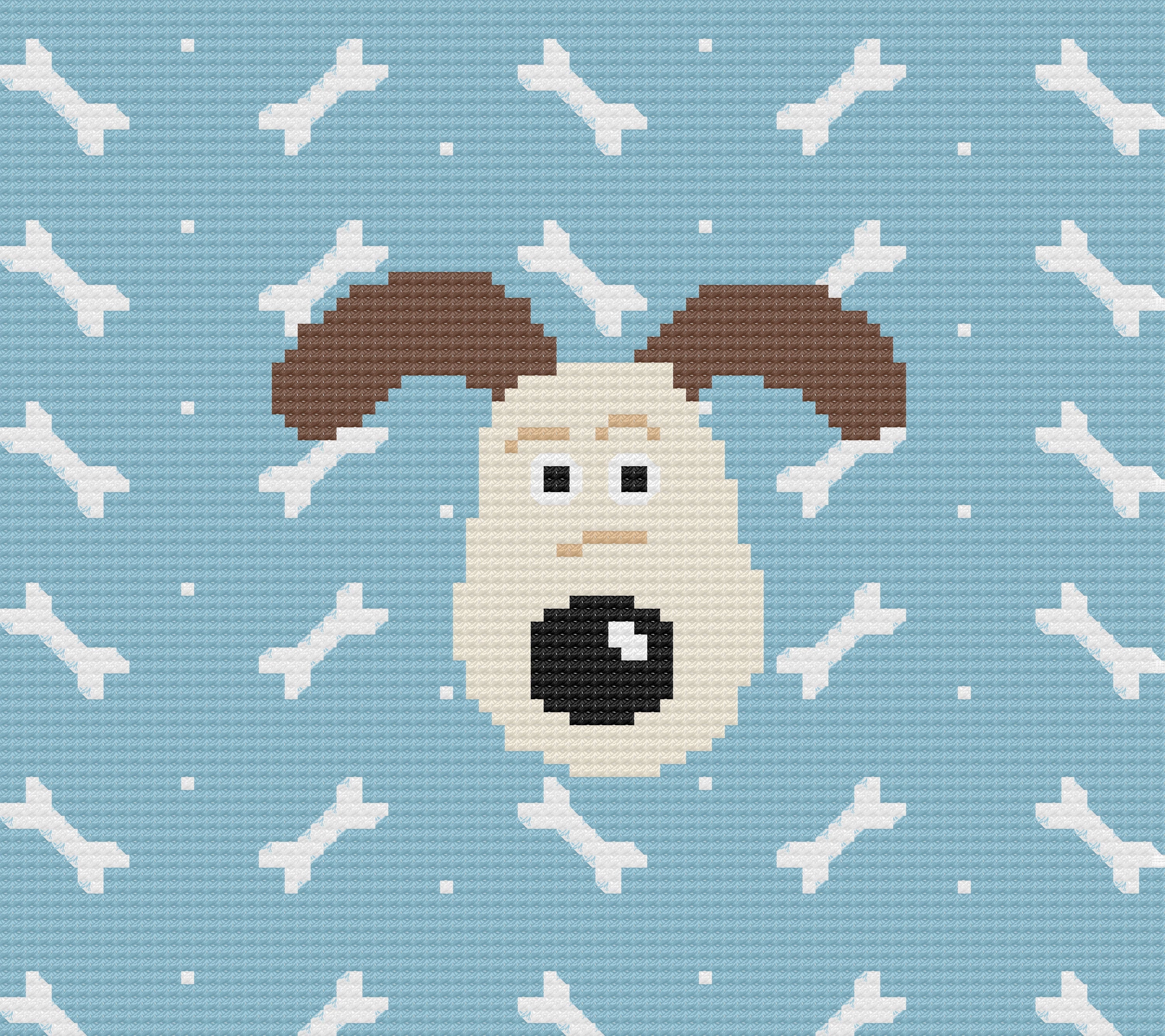 Wallace & Gromit Inspired Gromit Wallpaper Cross Stitch - Etsy Finland Wallace & Gromit Inspired Gromit Wallpaper Cross Stitch - Etsy Finland