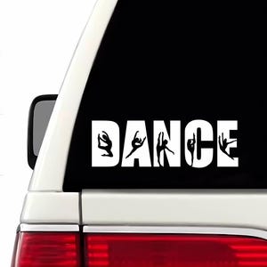 ダンスビニールデカール、ダンスパパの車用ステッカー、ダンス好きのママのデカール、プロのダンサーのタンブラーステッカー、車の窓用ステッカー