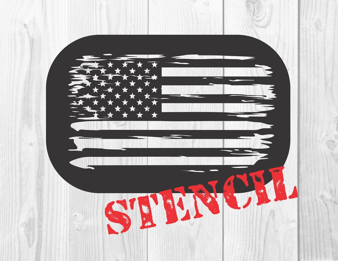 USA Flag Stencil American Flag Stencil Us Flag Stencil - Etsy