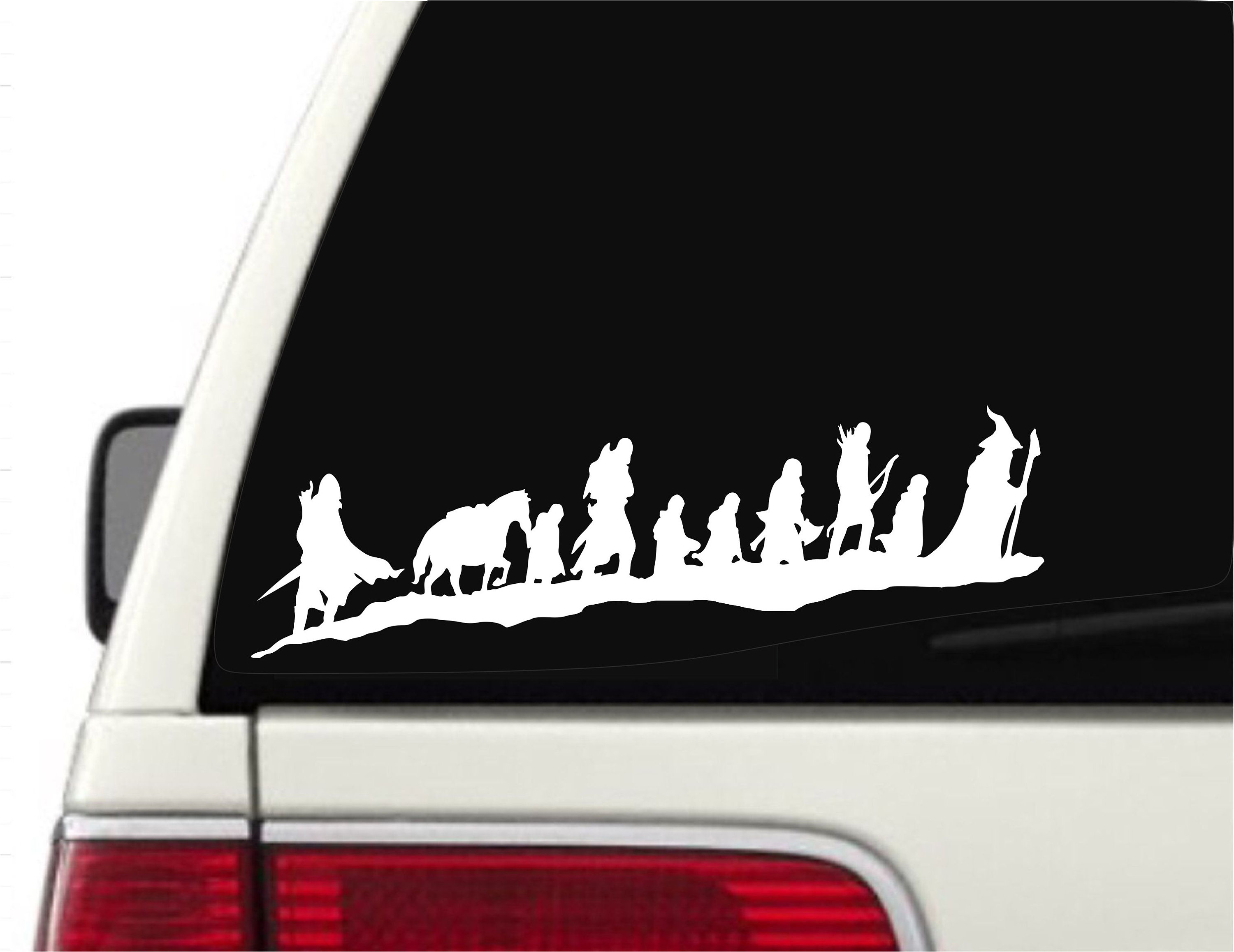 The Lord of the Rings Vinyl Decal, the Hobbit Stickers, Gandalf Laptop Decals, Jrr Tolkien