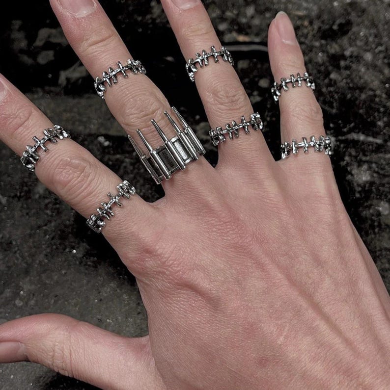 Stitches Ring imagen 9