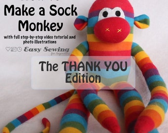 How to Make a Sock Monkey for Beginners - PDF Instructions