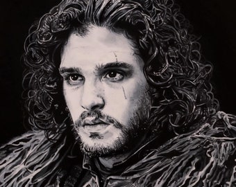 Portrait of Jon Snow (Print)