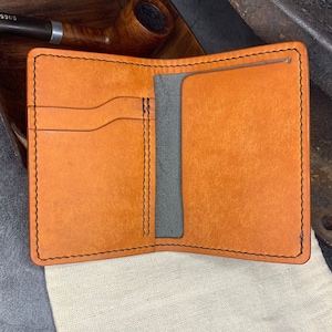 The Townes Portemonnaie - Handgemachtes Leder Bi-fold Portemonnaie