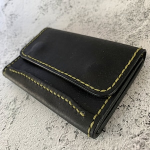 The Ames Wallet - Handmade Leather Snap Wallet