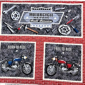 Etsy harley davidson fabric shop