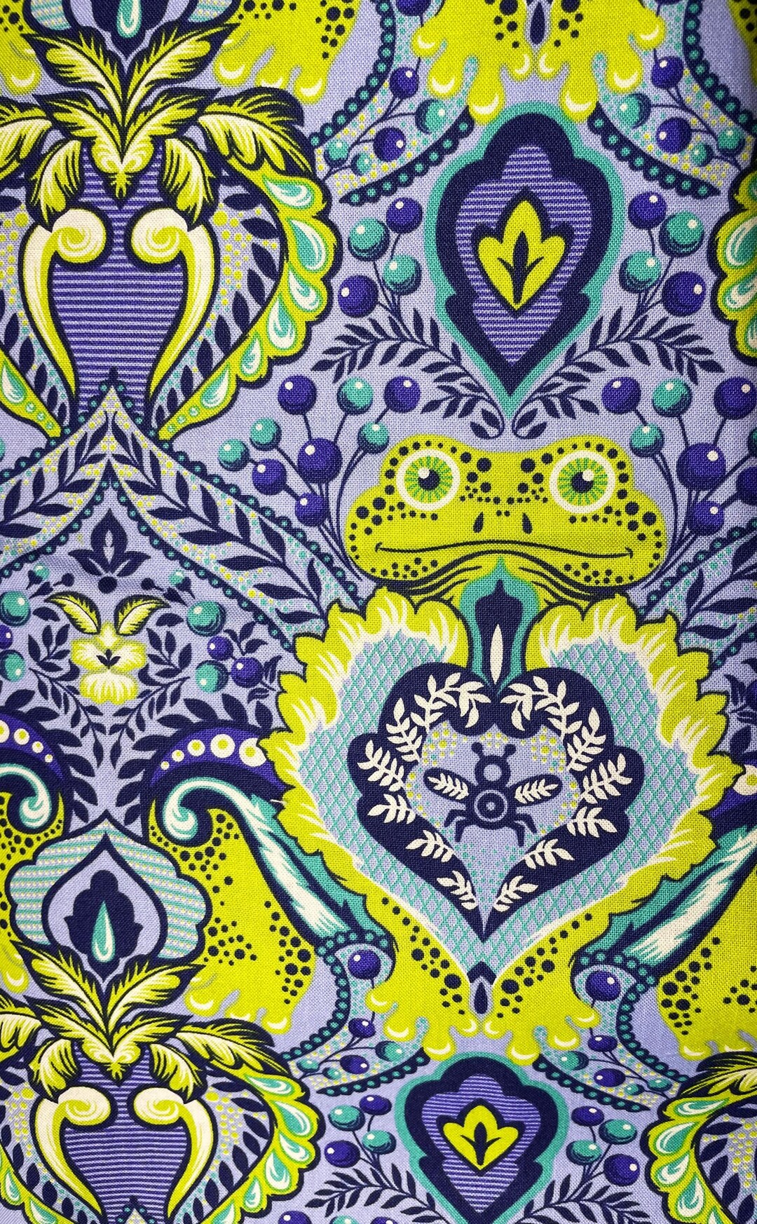 Frog Prince Fabric: Tula Pink All Stars, Orchid 100 % Cotton