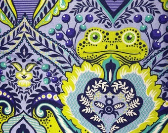 Tela Príncipe Rana: Tula Pink All Stars, Orquídea, 100 % algodón, calidad Quilt Shop (40,6 x 112,7 cm)