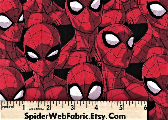 SPIDERMAN Stoff Spider Sense Marvel Comics Bücher Lizenziert