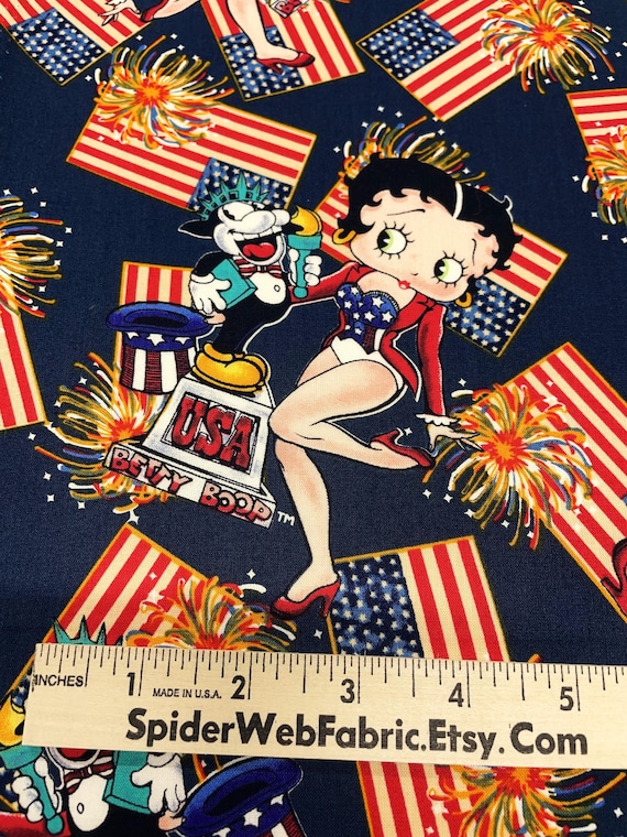 Betty Boop 星条旗柄 フィギュア Betty Boop USA Flag Dress And Stars