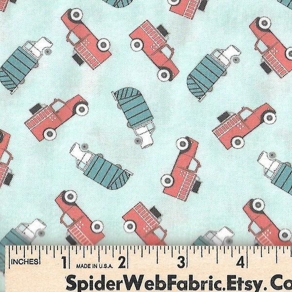 Semi Truck Fabric Etsy