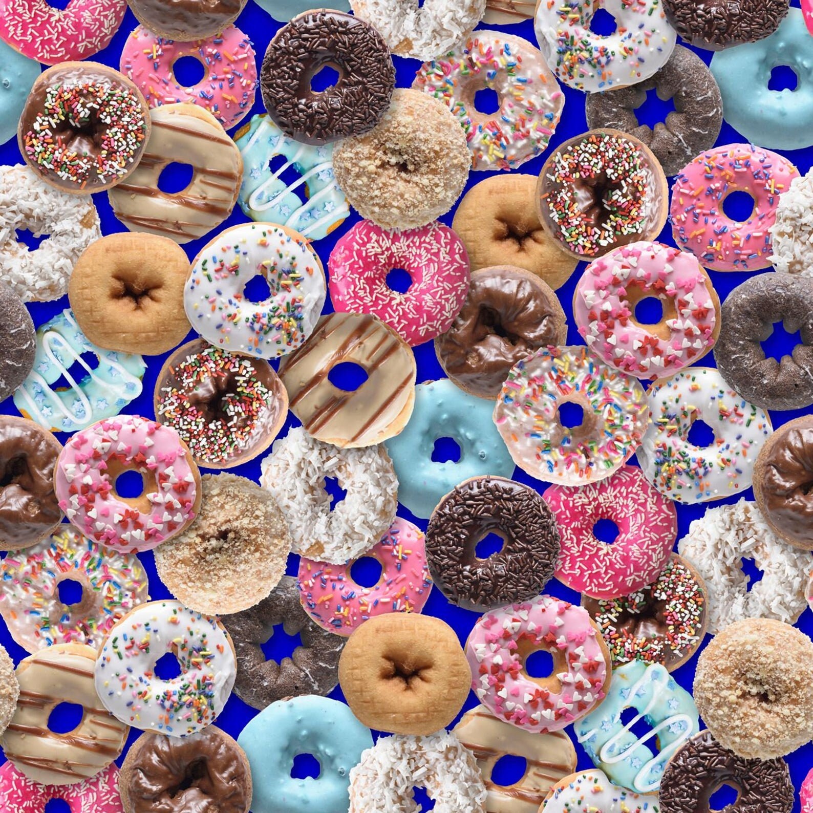 DONUTS Fabric This & That III Quilting Treasures Food Etsy UK