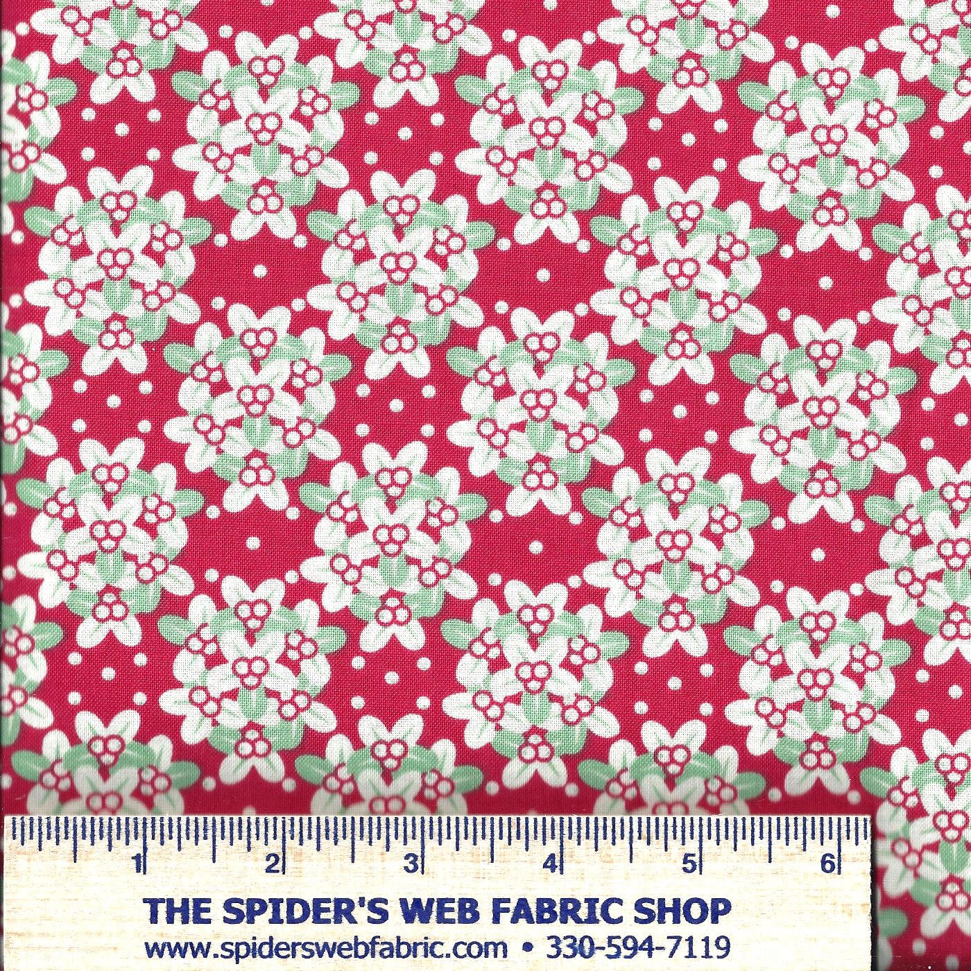 STATE FLOWER Fabric OKLAHOMA Mistletoe 36DFS-1 Deco | Etsy